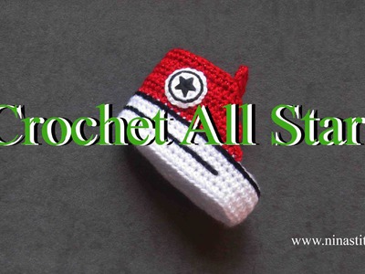 How to crochet All Star on shoes