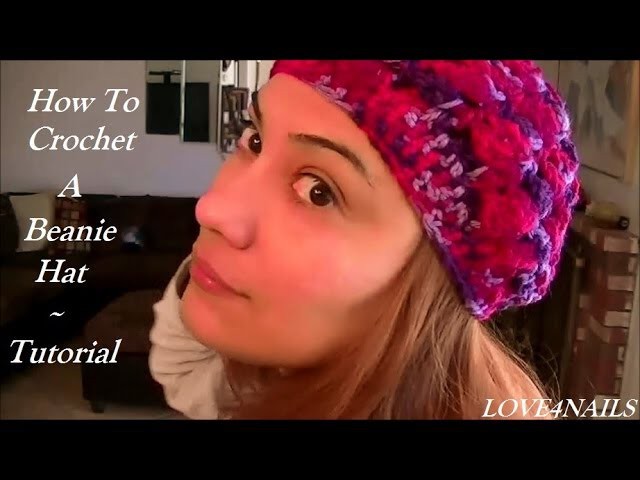 How to Crochet Beanie Hat ~ Set to the Rose Scarf Tutorial