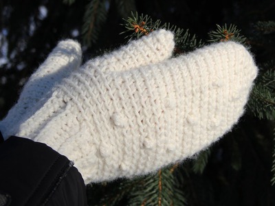 How to crochet mittens - video tutorial for beginners