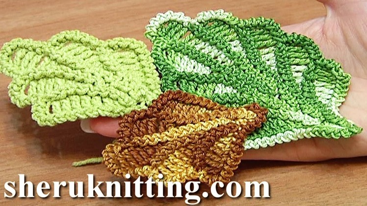 How to Crochet Oak Leaf Step-by-step Tutorial 16