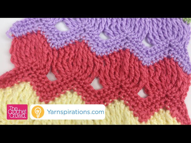 How to Crochet Vintage Fan Ripple Stitch