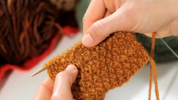How to Do a Moss Stitch | Knitting
