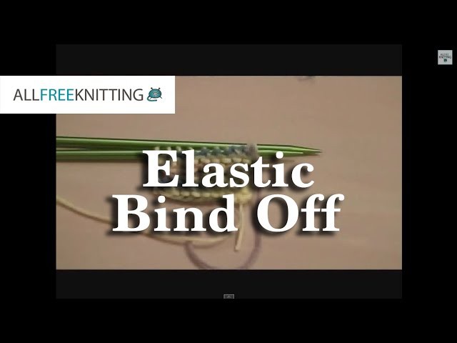 How To: Elastic Bind Off