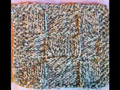How to Knit a Dish or Wash Cloth