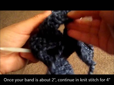 How to Knit a Hat with Ear-flaps