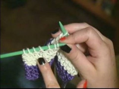 How to Knit a Scarf : How to Pick Up Dropped Stitches: Scarf Knitting