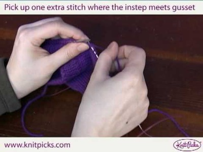 How to Knit a Sock Heel
