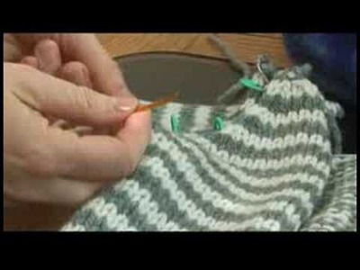 How to Knit a Sweater : Knitting a Sweater: Joining Sleeves