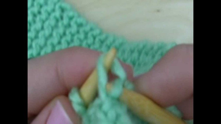 How to Knit -  Easy and Fast Scarf in garter stitch [knitting tutorial]
