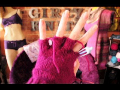 How to Knit Glove Fingers
