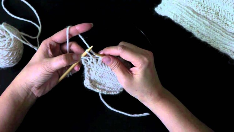 How to Knit Herringbone Scarf
