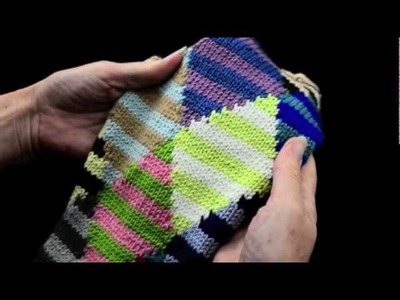How to Knit Intarsia knitting Part 1 - k1p1 TV