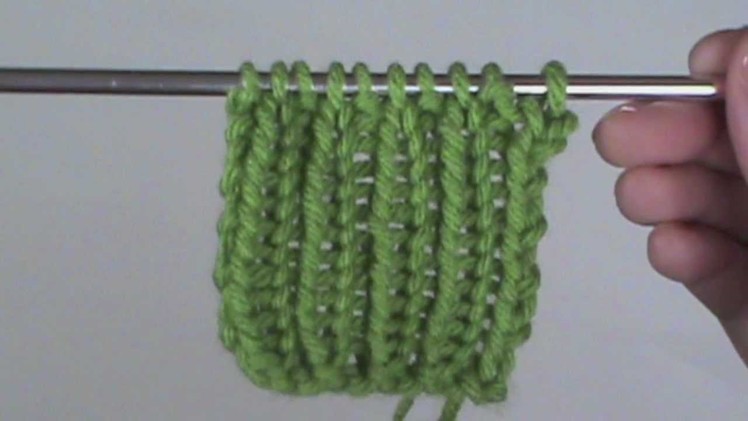 How to Knit: Knit 1, Purl 1 Ribbing