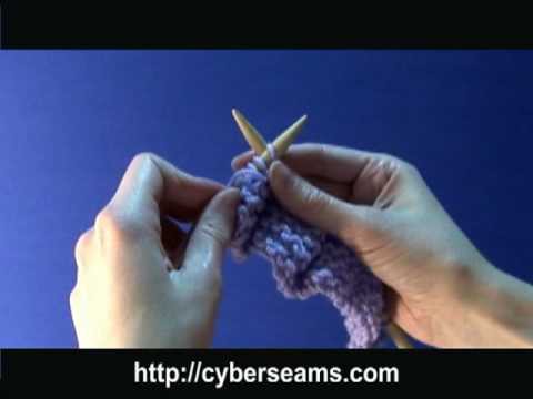 How to Knit Left Handed - the Purl Stitch