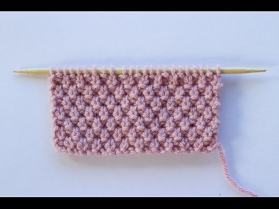 How to Knit the Moss Stitch