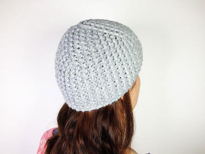 How to Loom Knit a Basic Cloche Hat (DIY Tutorial)