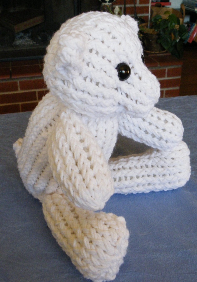 How to Loom Knit A Teddy Bear