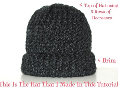How To Loom Knit & Cast Off A Chunky Beanie Hat  Pt.2