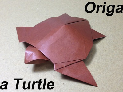 How to Make a Paper Animal. Origami Sea Turtle