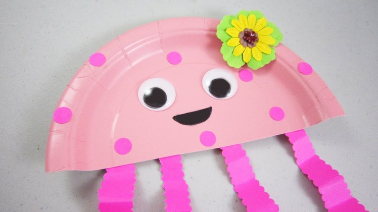 How to make a paper plate jelly fish - EP