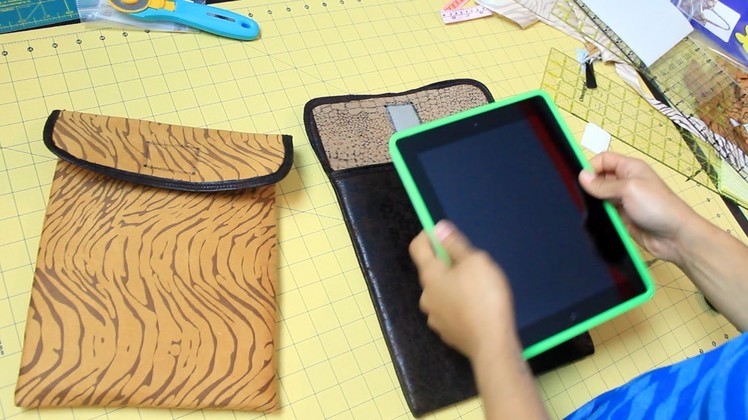 How to Make an iPad or Tablet Sleeve- DIY Tutorial