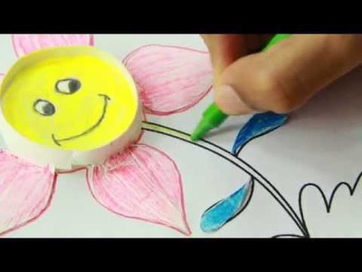 How to make paper cup flower - craft