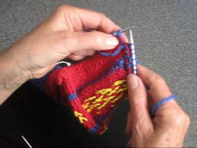 HOW TO PICK UP STITCHES ON AN EDGE