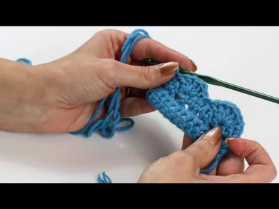 How to Scallop Edge Crochet With a Single Stitch : Crochet Stitches
