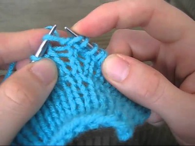 Increasing Knit Stitches: KFB (Knit in the Front and Back)