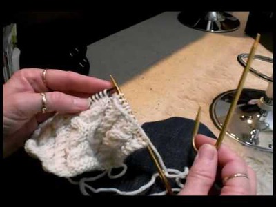 Irish Cable Knitting - How to Knit a Cable Stitch