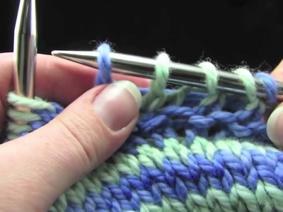 KNITFreedom - Fair-Isle Tutorial - How To Knit With 2 Colors