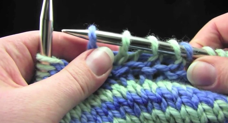 KNITFreedom - Fair-Isle Tutorial - How To Knit With 2 Colors