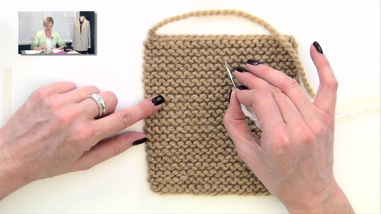 Knitting Help - Weaving in Ends in Garter Stitch