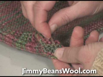 Knitting Instructional Video - How to Weave in Ends