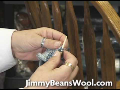 Knitting Instructional Video - How to Pick Up Stitches On the Edge