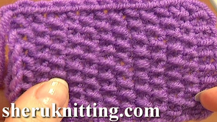Knitting Stitch Pattern for Beginners Tutorial 2 Knitting Stitches