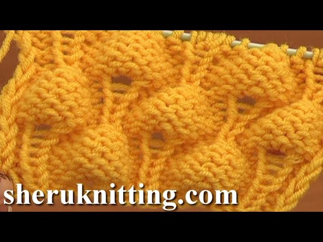 Knitting Strawberry Stitch Pattern Tutorial 13 Knit Stitch Pattern Library