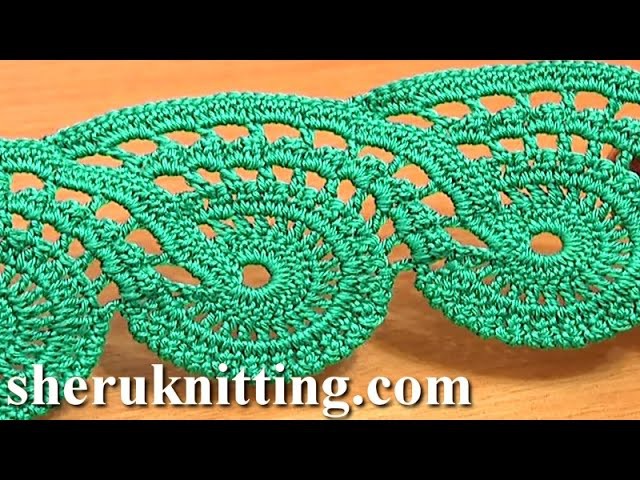 Lace Crochet Free Pattern Tutorial 9 Part 2 of 2 Crochet Lace Tape