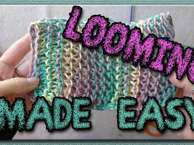 Learn the Basic Stitches for Loom Knitting - Dish Cloths