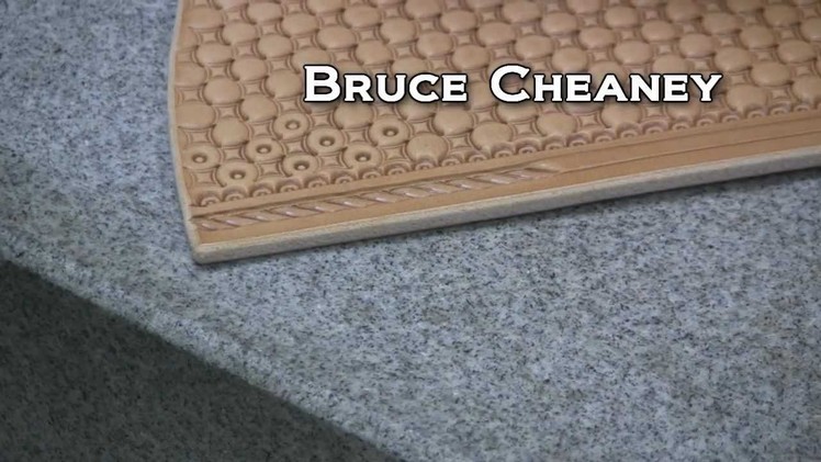 Leather Craft How to Basket Stamp Designs With Leather Craftsman And Saddle Maker Bruce Cheaney