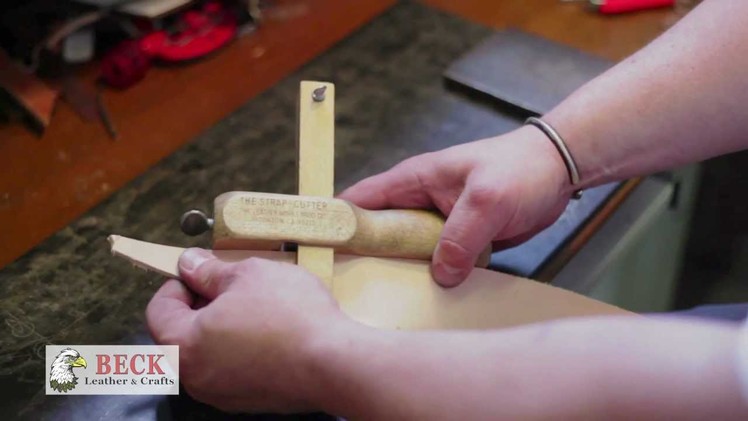 Leather Craft Training #5 - Cutting & Edging a Belt - Basic Skills HD