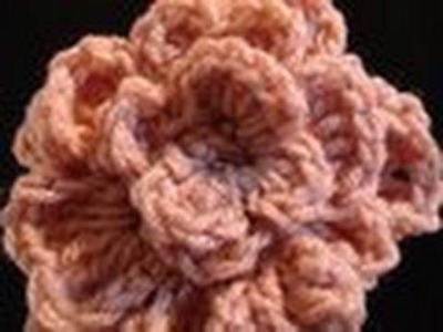 Left Hand Slinky Crochet Flower Crochet Geek