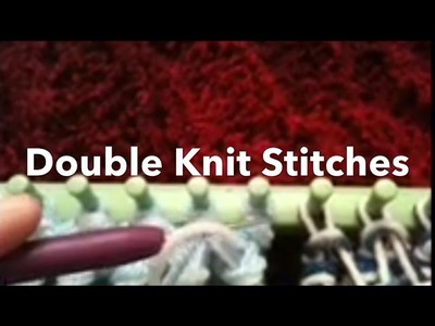 Loom Knit Single Rib Stitch | Double Knit