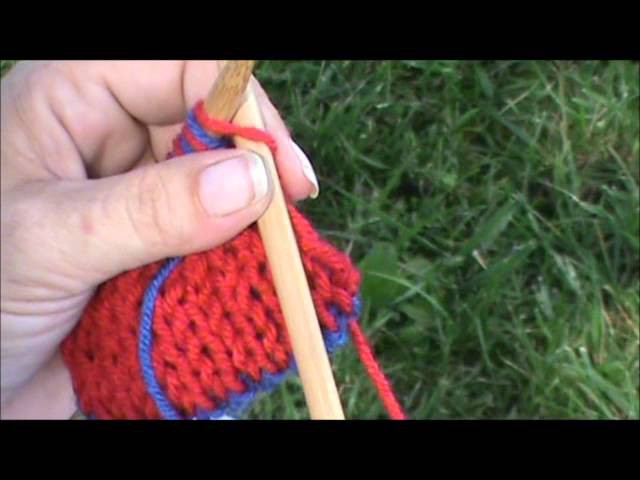 No Twist, Slip Stitch Edging for Double Knitting