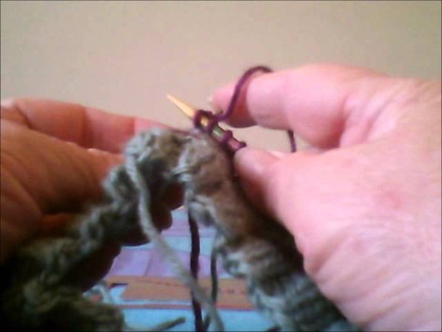 Part 3 - How to knit a hat using Knit 2, Purl 2 ribbing on circular needles