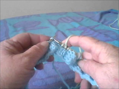 Part  4 - How to change yarn colors while knitting on circular needles