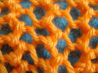 Pattern  |  Mesh Knitting  |  Reversible