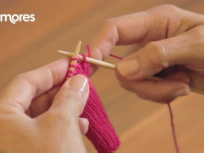 Slip 1, Knit 1, Pass Slipped Stitch Over (SKPO) - Deramores Knitting Tutorial