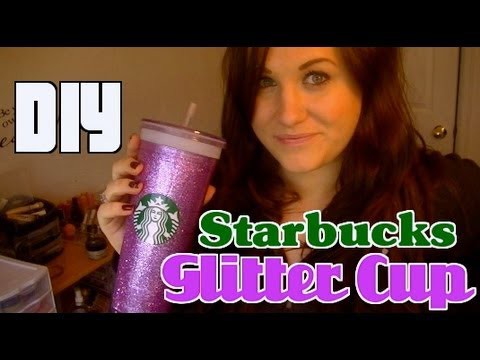 Starbucks Glitter Cup DIY Christmas Gift!