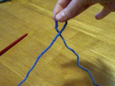 Step 1. . Making a slip knot ( the start of knitting!)